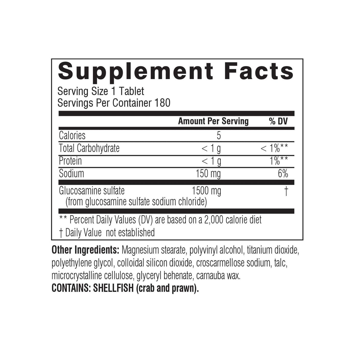 Swisse | USA Glucosamine Sulfate 02-344-11802