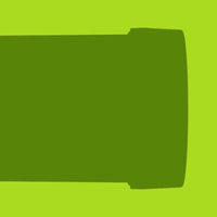 Solid green color swatch on a green background