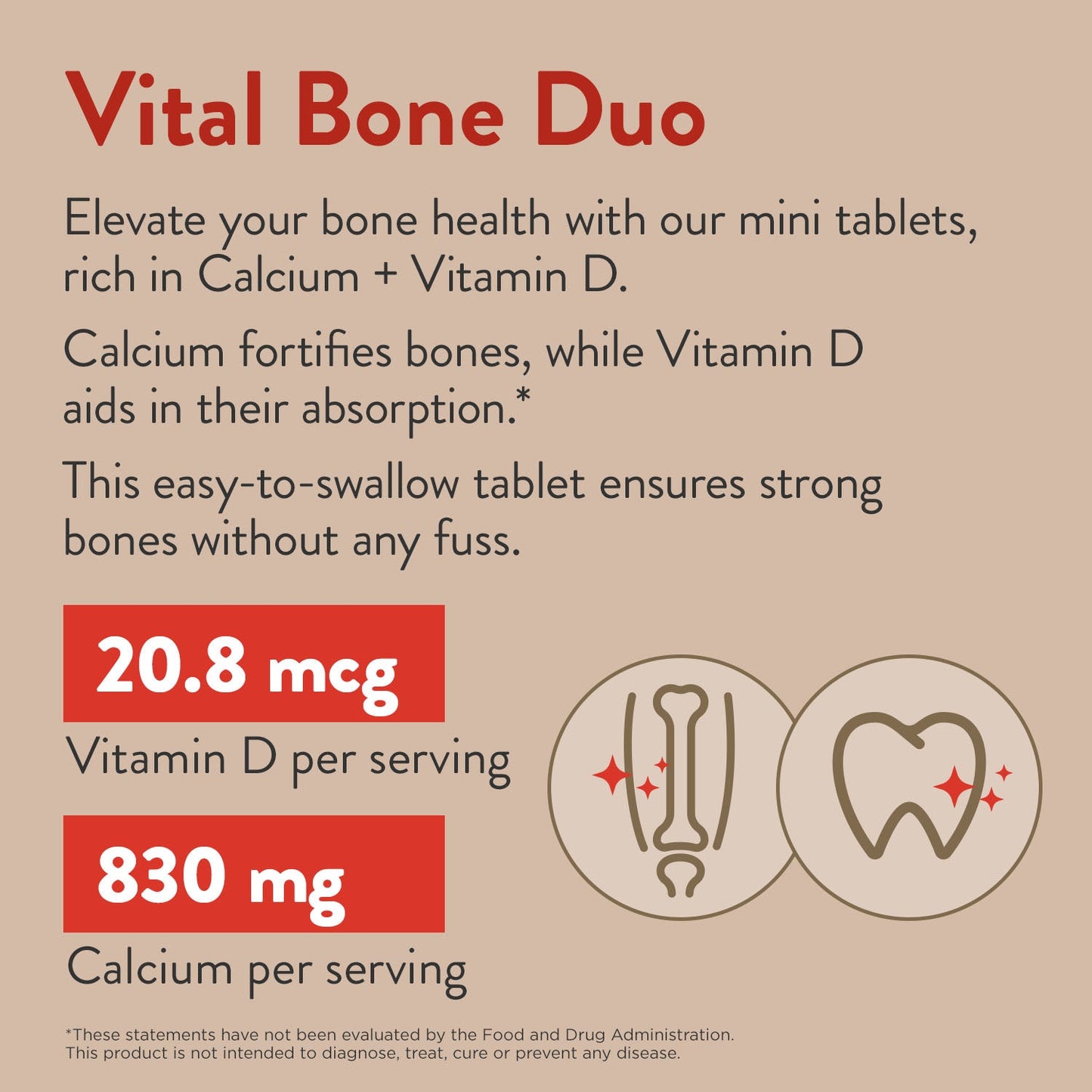 Calcium + Vitamin D