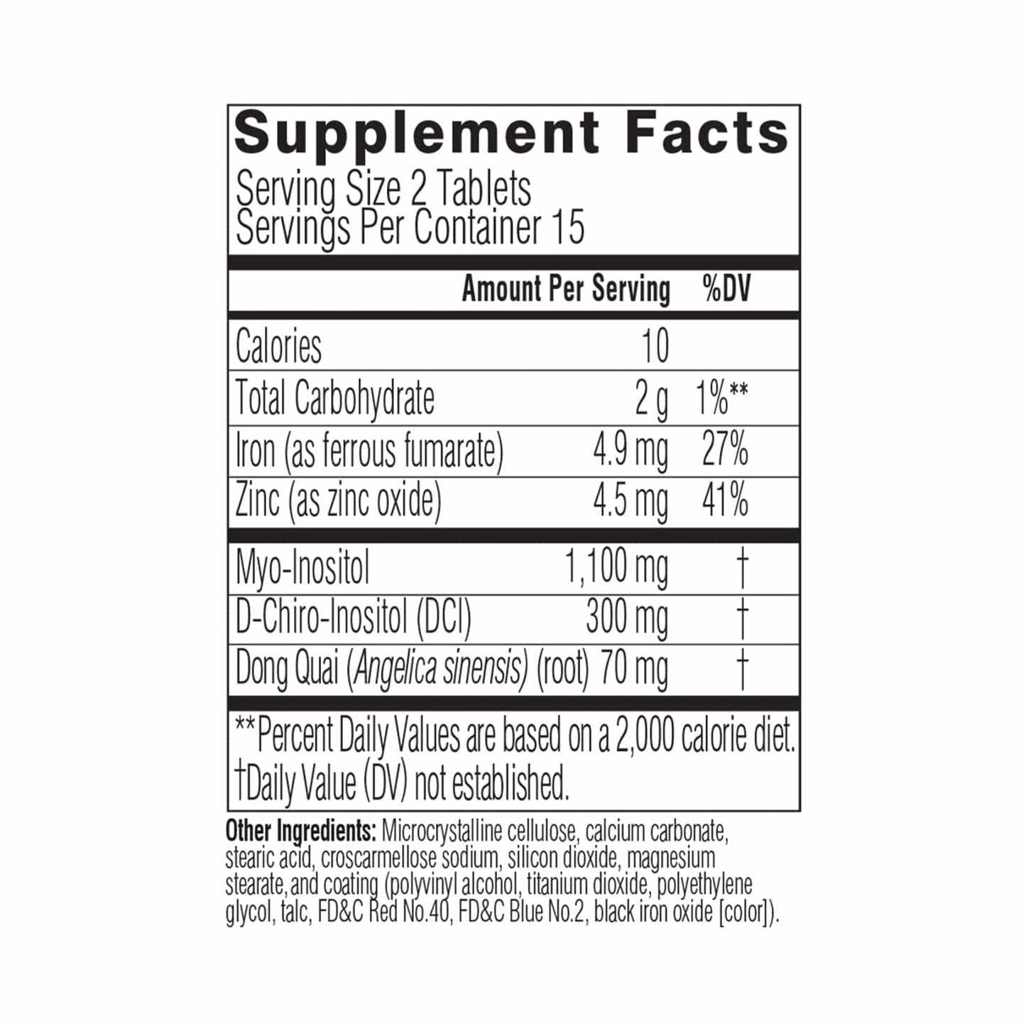 Swisse | USA MYO + D-Chiro Inositol 02-FB6-20001