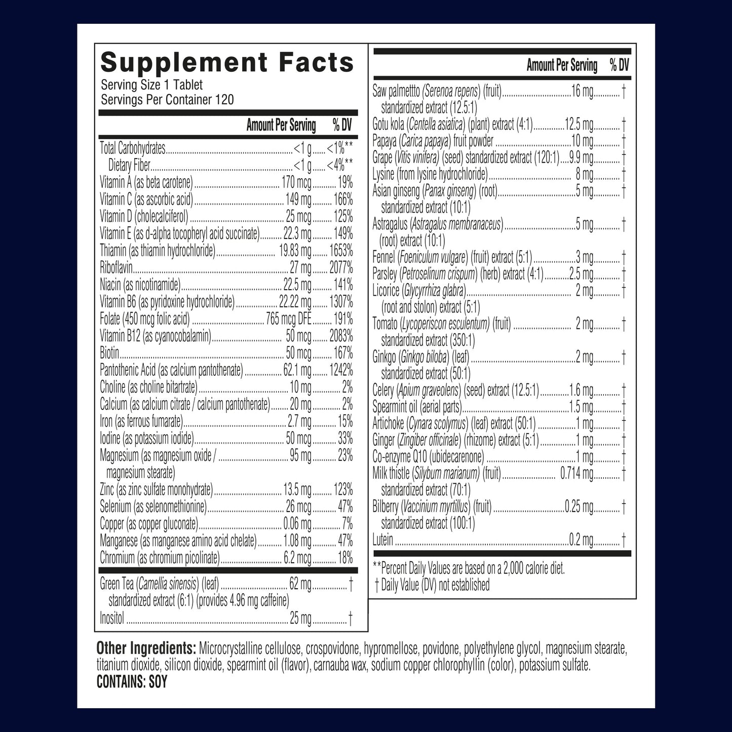 Swisse Wellness USA Men's Multivitamin 02-F14-20001