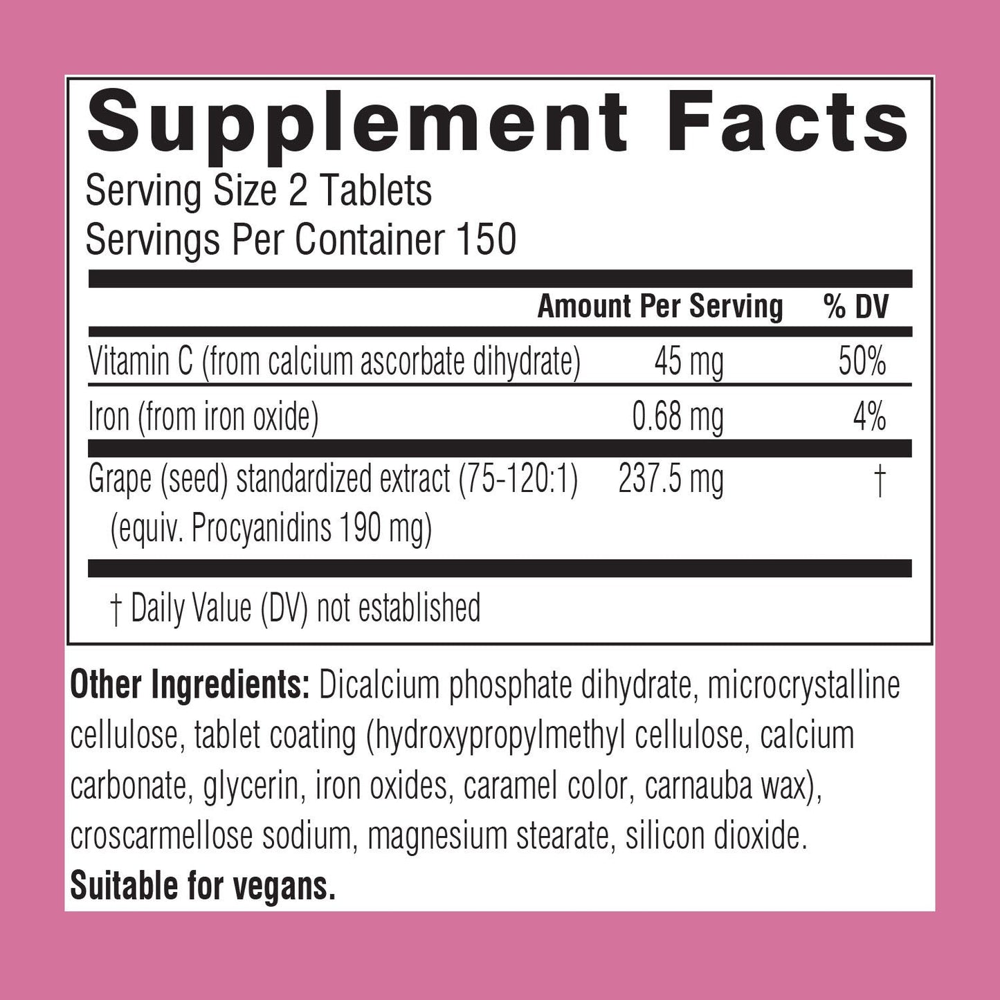 Swisse Wellness USA Grape Seed 02-376-23002