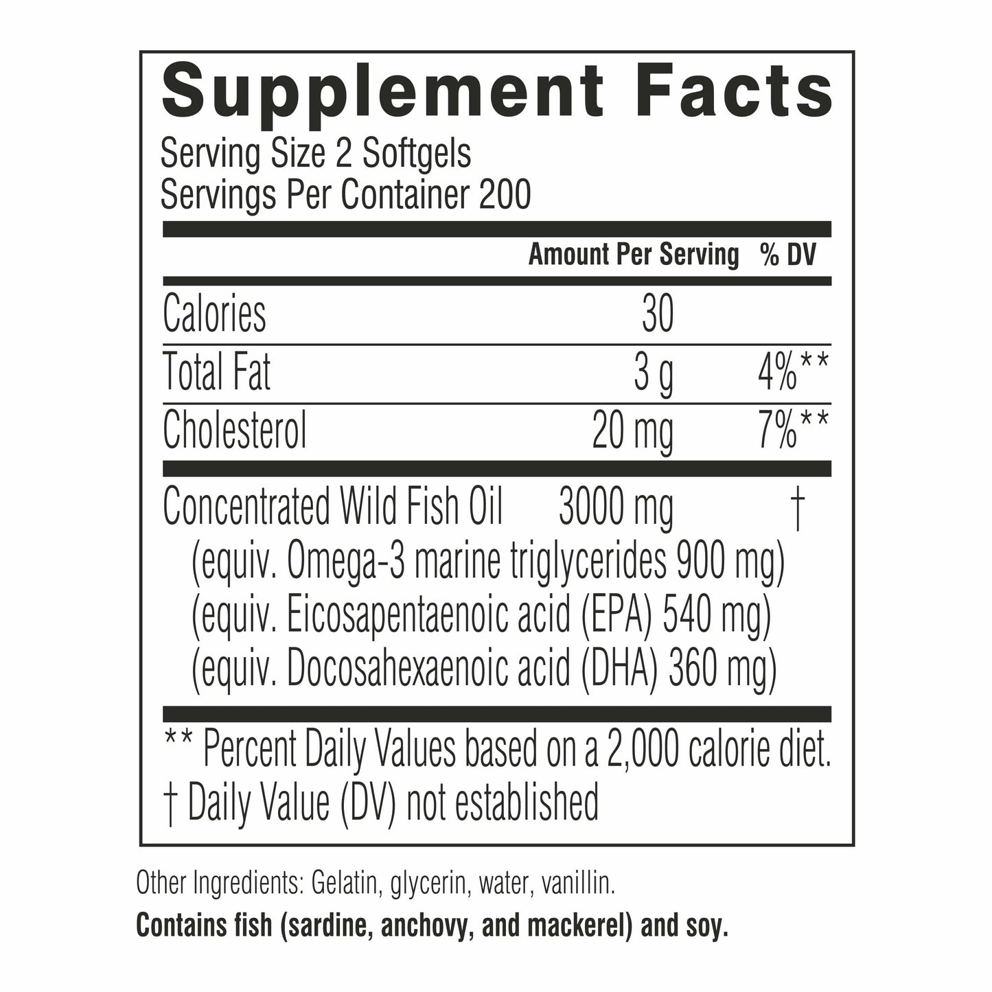 Swisse | USA Wild Fish Oil 3000mg 02-F15-20001