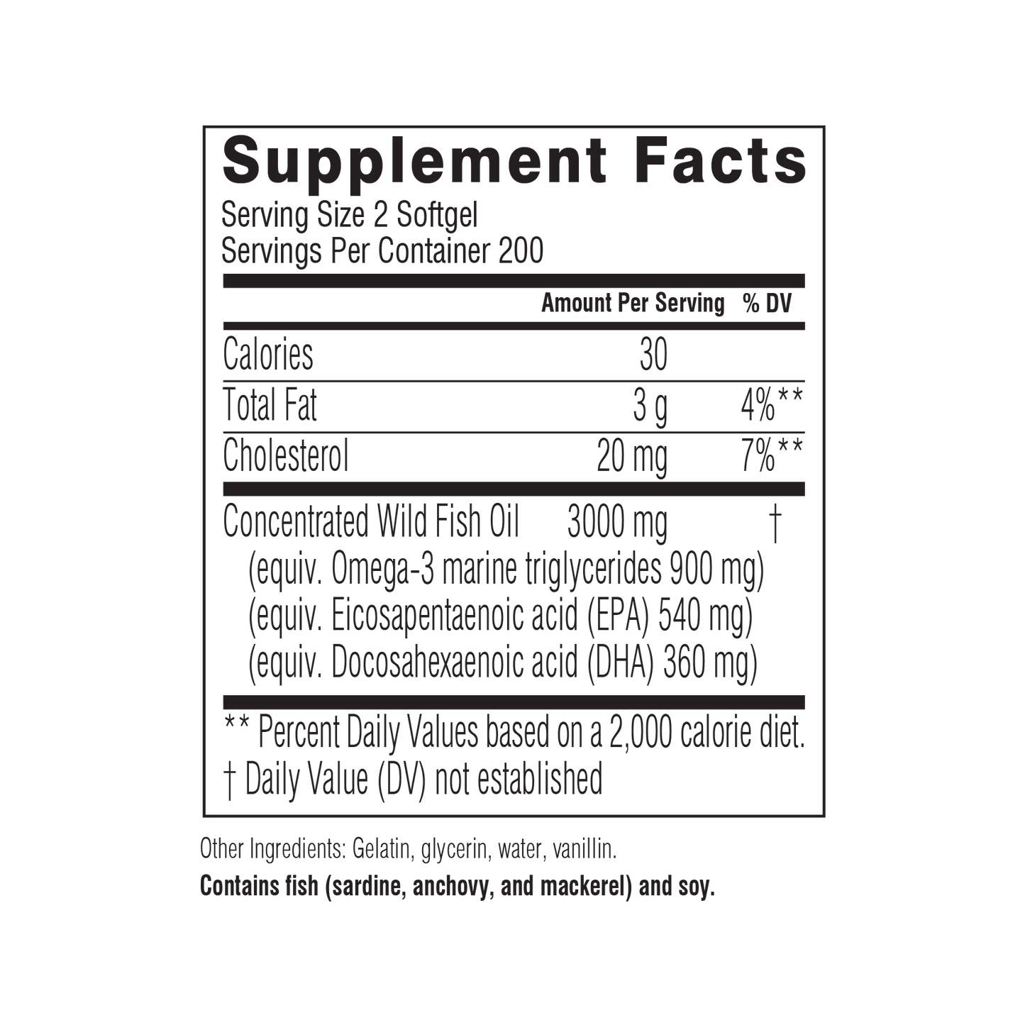 Swisse | USA Wild Fish Oil 1500mg 02-F15-20001