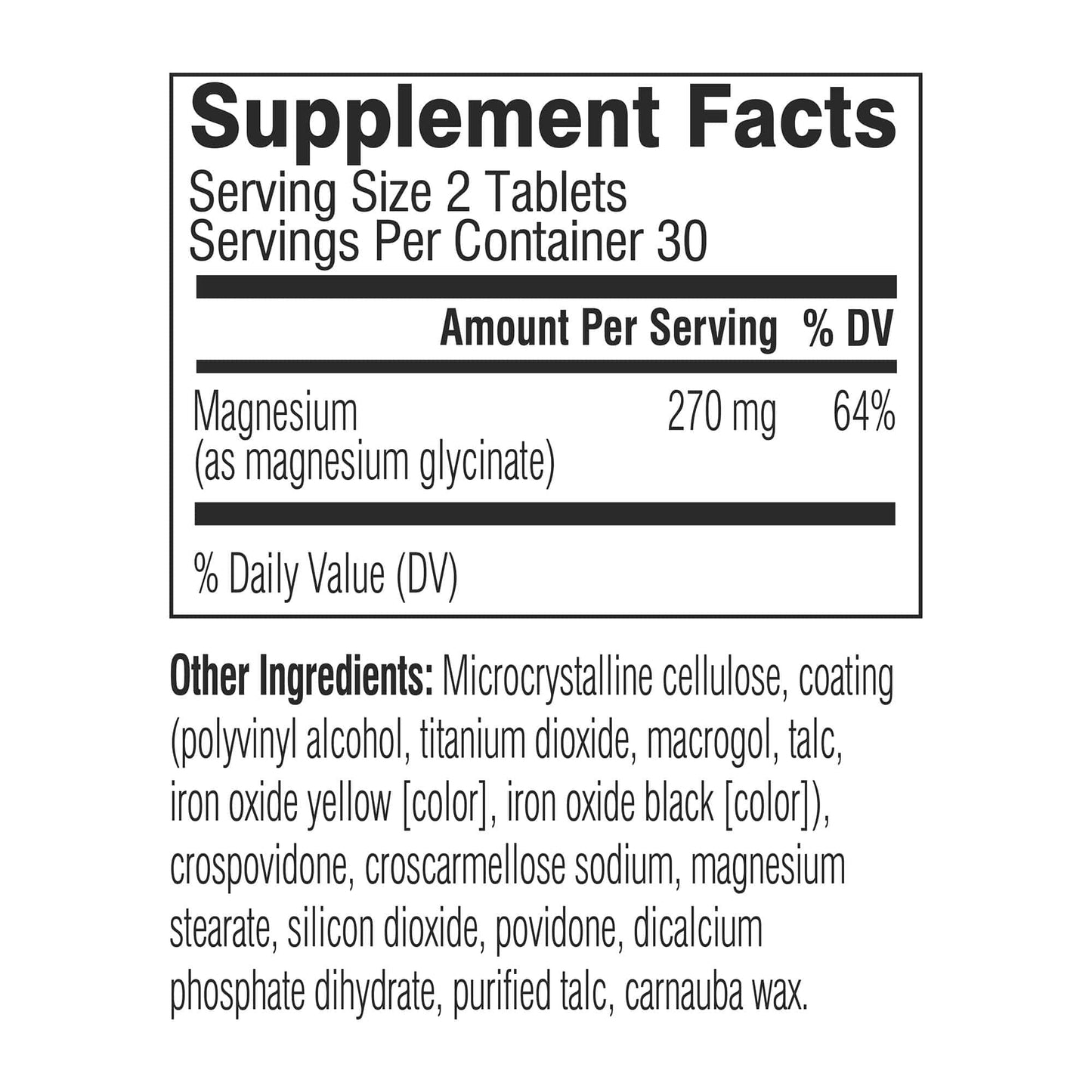 Swisse Magnesium Glycinate 02-FC2-31878